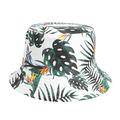 JURANMO Women Men s Summer Hawaii Print Fisherman Cap Foldable Bucket Hat Summer 2024 Novelty Print Sun Visor Hat Beach Hat