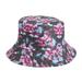 JURANMO Tie Dye Print Fisherman Cap Foldable Bucket Hat for Women Men Summer 2024 Novelty Print Sun Visor Hat Beach Hat for Women and Men
