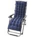 61 inch Sun Lounger Chair Cushions Outdoor Recliner Quilted Thick Padded Seat Cushion Reclining Chair Rocking with Ties