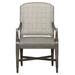 Fairfield Chair Stella King Louis Back Arm Chair Wood/Upholstered/Fabric in Brown | 38.5 H x 24.25 W x 28 D in | Wayfair 8801-04_9508 05_Tobacco