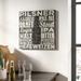 East Urban Home Beer Sign III by Erin Clark - Gallery-Wrapped Canvas Giclee Print Canvas, Wood in Black/Gray | 18 H x 48 W in | Wayfair