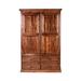 Loon Peak® Hoskins Armoire Wood in Brown/Red | 72 H x 48 W x 21 D in | Wayfair 5B5A6B237BEA426DB780E9B8CCAA2DE4