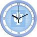 Sun Time NCAA Baby Blue 9.63" Wall Clock Glass/Plastic in Blue/White | 11.5 H x 11.5 W x 1.5 D in | Wayfair ST-CO3-INH-BWCLOCK