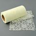 Efavormart 5 PCS 6 x 10 Yards Ivory Floral Lace Fabric Bolt