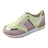 KaLI_store Sneakers Women Womens Walking Shoes Non-Slip Tennis Sneakers Running Shoes Beige 9