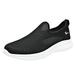 KaLI_store Tennis Shoes Womens Women s Running Shoes Comfortable Fashion Non Slip Sneakers Work Tennis Walking Sport Shoes Black 6.5