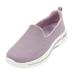 KaLI_store Womens Sneakers Sneakers Breathable Women Walking Shoes Slip on Trainers Women s Comfortable Casual Ladies Shoes Pink 8