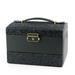 Everly Quinn Jewelry Box Wood/Suede in Black | 4.92 H x 6.89 W x 5.39 D in | Wayfair 9DCE0F76F6A54B56995B36FA16BA3BB5