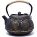 Bungalow Rose Cast Iron Teapot, Large Capacity 40Oz Tea Kettle w/ Infuser For Stove Top | Wayfair FA4AFDBD93CC4CC58D6FCC8CC5FEC33C