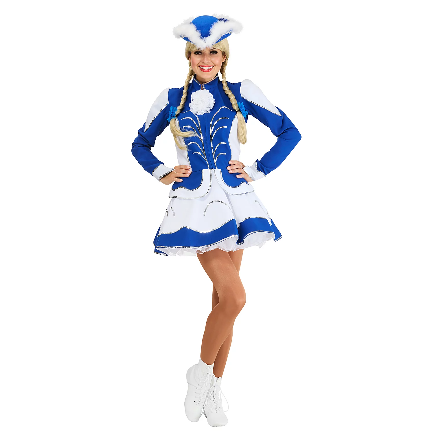 buttinette Gardekostüm mit Glockenrock, blau Image