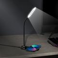 Binmer Led Desk Lamp Touching Control Desk Lamp With Wireless Charging &3 Color Modes Eye-Caring Office Lamp Gooseneck Table Lamp