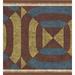 Concord Wallcoverings Wallpaper Border Abstract Pattern Geometric Contempo Bull s Eye for Bathroom Living Room Brown Green Blue Beige 6.25 Inches by 15 Feet BG1696BD