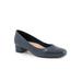 Wide Width Women's Dream Pump by Trotters in Navy (Size 12 W)