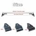 2PCS 48 Top Roof Rack Cross Bars Luggage Width Adjustable Travel Luggage Bag