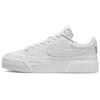 Sneaker NIKE SPORTSWEAR "COURT LEGACY LIFT", Gr. 42,5, weiß, Leder, Synthetik, sportlich, Schuhe Plateausneaker Skaterschuh Sneaker low