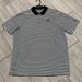 Nike Shirts | Nike Golf Dri-Fit Pga Tour Black Striped Polo | Color: Black/White | Size: Xl