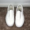 Vans Shoes | Classic Slip-On True White Skate Shoes | Color: White | Size: 7.5