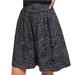 Anthropologie Skirts | Nice - Anthropologie Anthro 38 Of 52 Conversations Floral Skirt Sz 16 | Color: Black/White | Size: 16