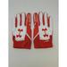 Under Armour Accessories | New Under Armour Men's Red/White Spotlight Wr Football Gloves - Size 2xlarge | Color: Red/White | Size: Xxl