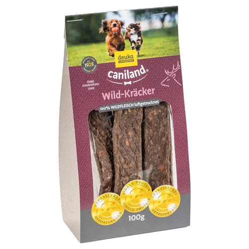 10x100g Caniland Wild-Kräcker Hundesnacks