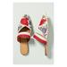Anthropologie Shoes | Anthropologie Nwob Embroidered Mules Eu41 | Color: White | Size: Eu 41