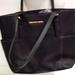 Michael Kors Bags | Michael Kors Women's Black Leather Bottom Studs Double Handle Shoulder Bag | Color: Black | Size: Os