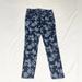 American Eagle Outfitters Jeans | American Eagle Jegging Women Blue Floral Stretch Skinny Denim Jeans Size 6 | Color: Blue | Size: 8