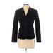 J.Crew Blazer Jacket: Short Black Print Jackets & Outerwear - Women's Size 0