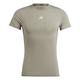 adidas Herren Techfit Langarm T-Shirt, Silver Pebble, M