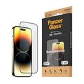 PanzerGlass™ Clear Glass screen protector for iPhone 14 Pro - Ultra-Wide Fit tempered glass screen protector with anti-fingerprint coating and mounting aid for easy installation