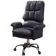 WHOJA Ergonomic Executive Chair Ergonomic Office Chair locks 90-145 ° High Back Computer Chair with Lumbar Support Adjustable Height with Caster -Capacity 330 lbs Unisex Relaxing (Color : Black)