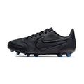 Nike Jr. Tiempo Legend 9 Club MG Sneaker, Black/Black-Summit White-LT Photo Blue, 3.5 UK Child