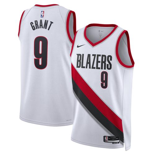 Portland Trail Blazers Nike Association Edition Swingman-Trikot – Weiß – Jerami Grant – Unisex