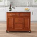 Lark Manor™ Andilynn 42" Wide Rolling Kitchen Cart | 36 H x 42 W x 18 D in | Wayfair 5EA35D4F2CB243EAA00A9BA1E83FBB20