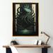 Trinx Octopus Abstract - Floater Frame Print on Canvas Metal in Black/Green | 32 H x 16 W x 1 D in | Wayfair 8F16B2877E624D72B1F7BA1A2E2E0978