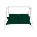 Extérieur Balançoire Hamac Remplacement Coussin de siège pour le jardin 2 places Canopée Chaise