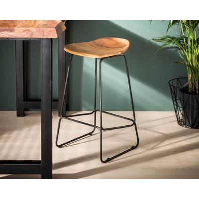 designline »Ergo« Massivholz Barhocker 42x73x40 cm Image