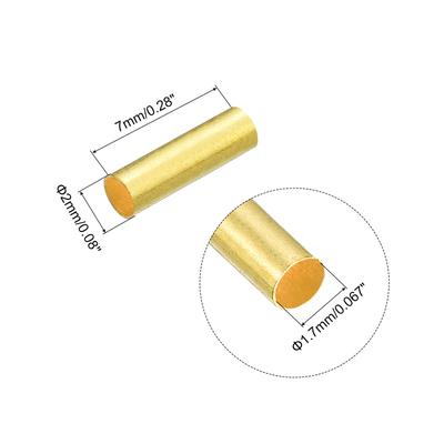 Brass Tube Spacer Beads, Glossy Bead DIY Jewelry Making Crafts Project