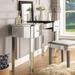 Addison Glam Mirrored Makeup Vanity Table