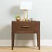 Plank and Beam Nightstand with 1 Drawer