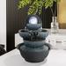 Indoor Flowing Bowl Waterfall Fountain Decoration