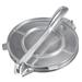 Cast Aluminum Tortilla Press Heavy-Duty Taco Press Roti Press Housewarming Gift for Neighbors Silver