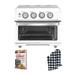 Cuisinart Airfryer Toaster Oven with Grill (White) w/ Cookbook & Mitt