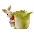 Wojeull Creative Garden Rabbit Animal Meaty Flower Pot Resin Potted Balcony Garden Outdoor Creative Platter