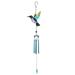 solacol Hummingbird Wind Chimes Wind Chime Bells Hanging Living Bed Home Decor Gift Car Outdoor Yard Garden Deco Wind Chime Metal Outdoor Decor