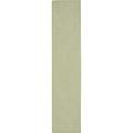 Nourison Courtyard 8 Runner Ivory Green Fabric Modern Area Rug (8 Runner)