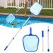 YouLoveIt Pool Cleaning Set Swimming Pool Cleaning Pool Pole Pool Skimmer Net and Floating Swimming Pool Thermometer Cleaning Kit Pool Accessories Tool