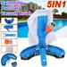 SHCKE Portable Pool Vacuum Jet Handheld Pool Vacuum Cleaning Kit Pool Cleaning Kit Pool Vacuum Cleaner Skimmer Net Cleaning Tool Maintenance Set for Swimming Pool Pond Fountain Cleaning