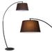 Electric Arc Floor Lamp Modern Floor Lamp Weighted Base Mid-Century Standing Lamp Suitable for Living Room Bedroom Study