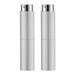 8ML Perfume Atomizer (2PCS) Cologne Sprayer Mini Empty Travel Spray Bottle for Men and Women (Silver)